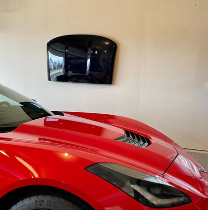 2005-Present C6 C7 C8 Corvette - Black Wall Mounted Storage Rack